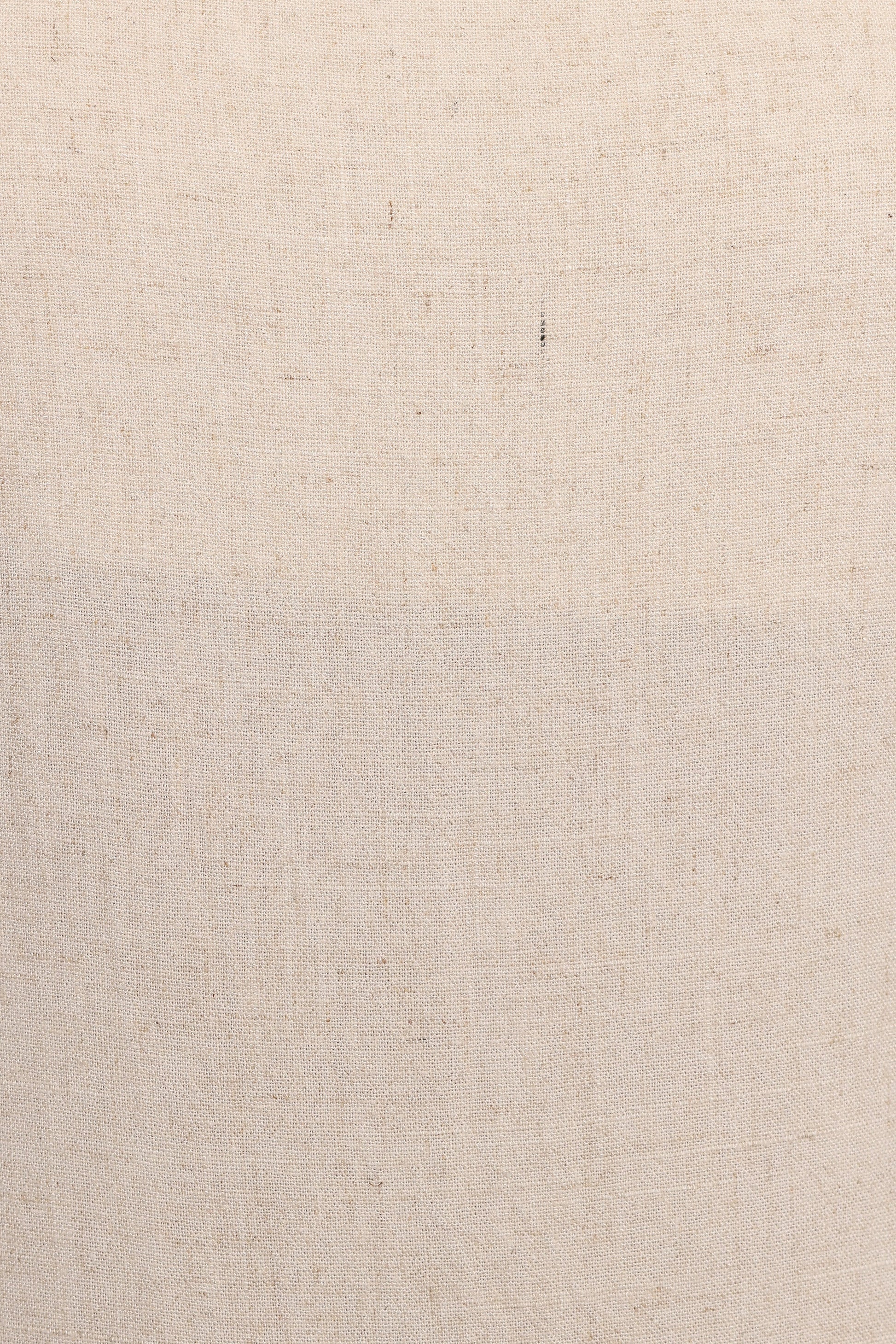 Linen-Blend Straight-Neck Slip Midi