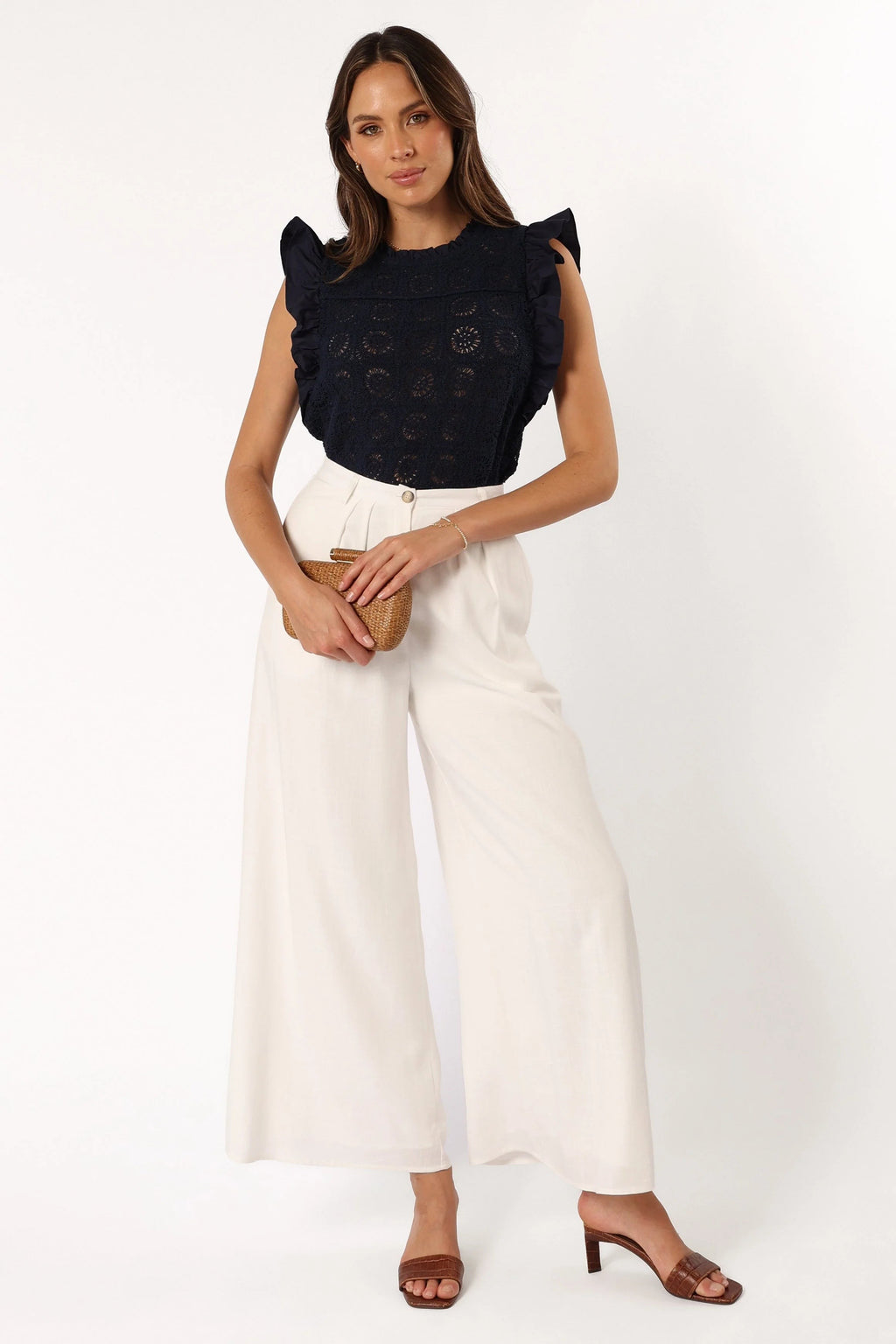 Ruffle Crochet Summer Top