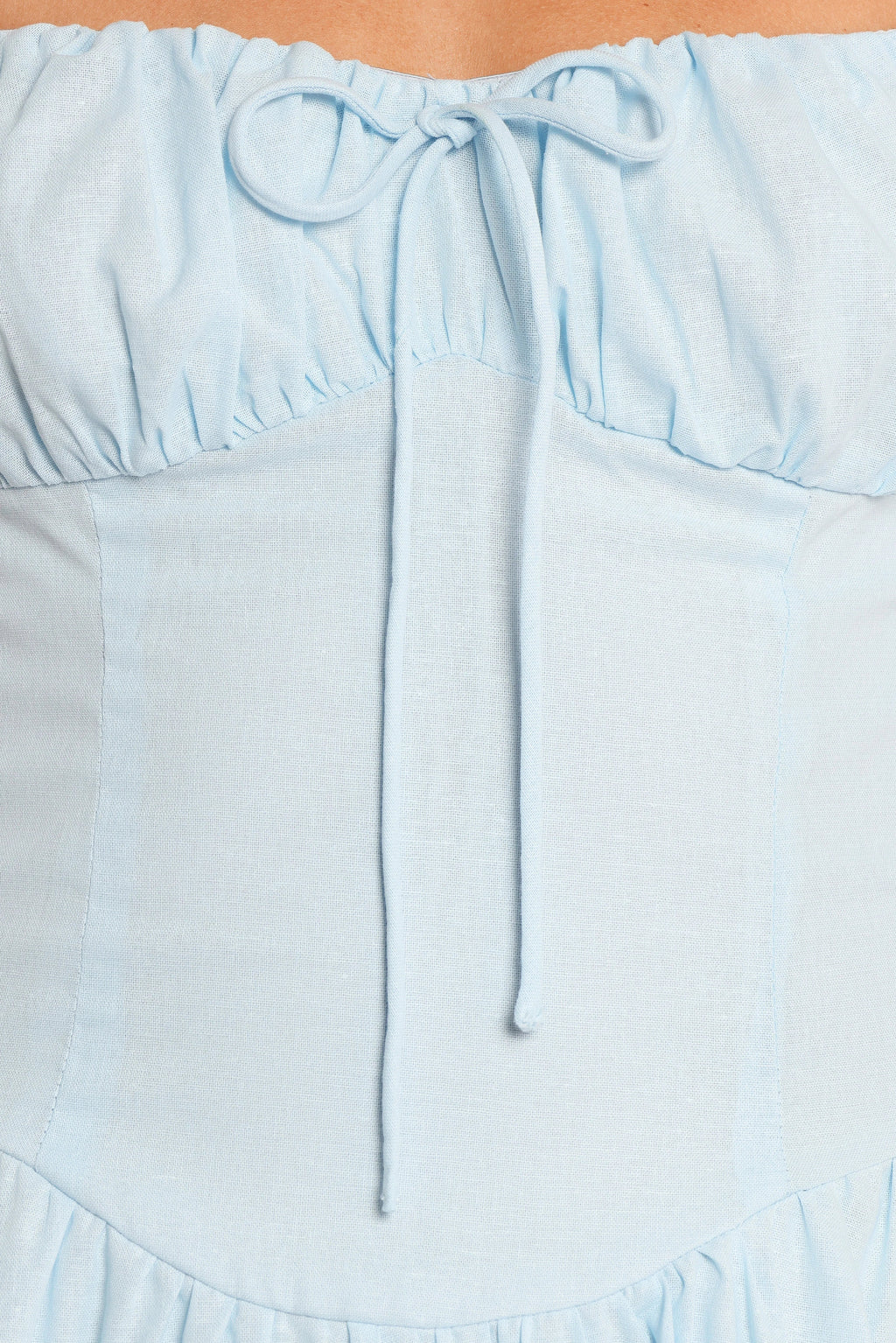 Sweetheart Bubble-Hem Mini Dress